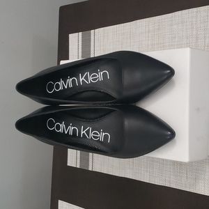 Calvin Klein wedge pumps
